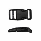 Contoured Parachute Buckles - 2ct Black - Unique Brand