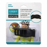 Contoured Parachute Buckles - 2ct Black - Unique Brand