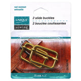 Slide Buckles Metal - 2ct Gold - Unique Brand