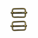 Slide Buckles Metal - 2ct Antique Gold - Unique Brand