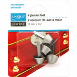 Purse Feet - 15mm (5/8") - 4pcs - UNIQUE