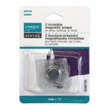 2 Invisible Magnetic Snaps - Sew-On - 12mm - UNIQUE