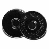 Magnetic Snaps Gunmetal - 13mm (1/2") - 2pcs - UNIQUE