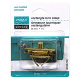 Turn Clasp - Rectangle - 35mm -UNIQUE