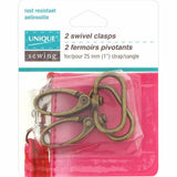 Swivel Clasps - 25mm - 2pcs - UNIQUE
