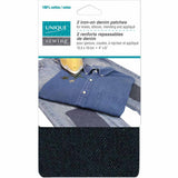 Iron On Patches Denim 4 x 6" 2ct Dark Blue