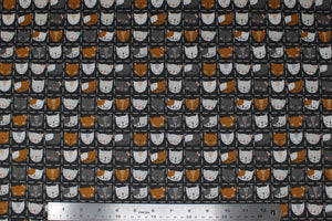 Kitty Kats - 44" - 100% cotton