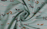 Kitty Kats - 44" - 100% cotton