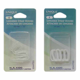 Lingerie Strap Hooks 4ct - 14mm - Unique