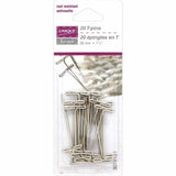 T-Pins 38mm 1.5" - 20pcs - UNIQUE