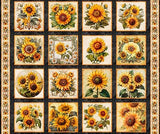 Sunflower Serenade - 44/45" - 100% Cotton