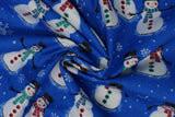 Happy Snowman - 44/45" - 100% cotton