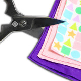 Softkut Forged Stainless Steel Spring-Action Rag Scissors - 6.25"