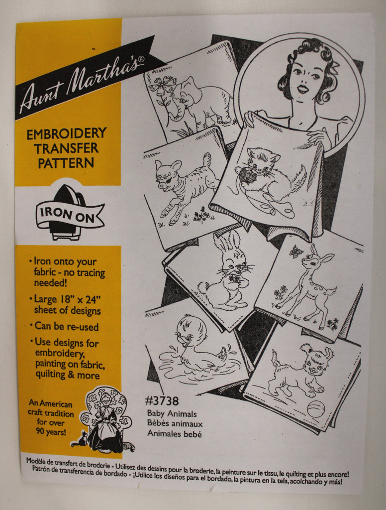 Aunt Martha's Hot Iron Transfers - Traditional & Vintage – Len's Mill