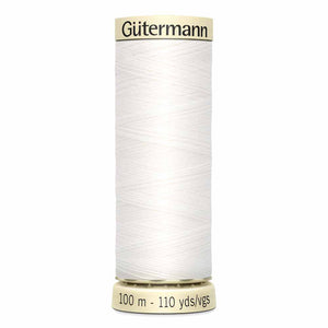 Sew-All Thread - 100m Gutermann - White, Beige & Brown