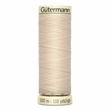 Sew-All Thread - 100m Gutermann - White, Beige & Brown