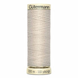 Sew-All Thread - 100m Gutermann - White, Beige & Brown