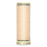 Sew-All Thread - 100m Gutermann - White, Beige & Brown