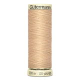 Sew-All Thread - 100m Gutermann - White, Beige & Brown