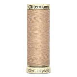 Sew-All Thread - 100m Gutermann - White, Beige & Brown
