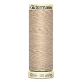 Sew-All Thread - 100m Gutermann - White, Beige & Brown