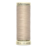 Sew-All Thread - 100m Gutermann - White, Beige & Brown