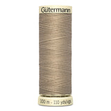 Sew-All Thread - 100m Gutermann - White, Beige & Brown