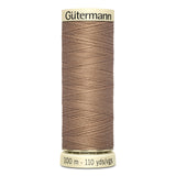 Sew-All Thread - 100m Gutermann - White, Beige & Brown