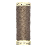 Sew-All Thread - 100m Gutermann - White, Beige & Brown
