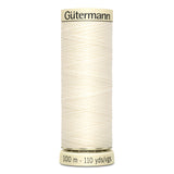 Sew-All Thread - 100m Gutermann - White, Beige & Brown