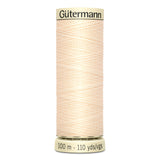 Sew-All Thread - 100m Gutermann - White, Beige & Brown