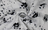 Bubbles Crepe Print - 56" - 98% Polyester, 2% Spandex