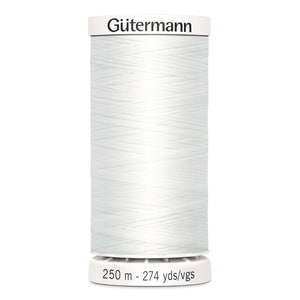 Gutermann Sew-All Thread - 250m - White, Beige & Brown