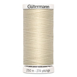 Gutermann Sew-All Thread - 250m - White, Beige & Brown