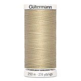 Gutermann Sew-All Thread - 250m - White, Beige & Brown