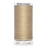Gutermann Sew-All Thread - 250m - White, Beige & Brown