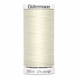 Gutermann Sew-All Thread - 250m - White, Beige & Brown
