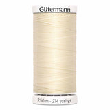 Gutermann Sew-All Thread - 250m - White, Beige & Brown