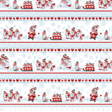 Penguin Party - 44" - 100% cotton
