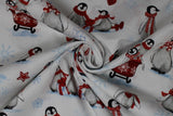 Penguin Party - 44" - 100% cotton