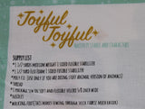Joyful Joyful - 36'' x 60'' - 100% cotton