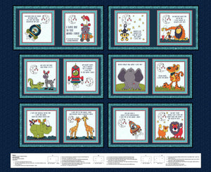 Little Reader Soft Book Panels - 36x42" - 100% cotton