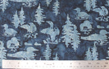 Scenic Settings - 43" - 100% cotton batik