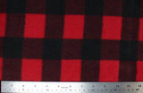 Buffalo Plaid Fleece - 58" - 100% Polyester Fleece