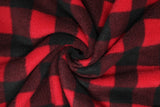 Buffalo Plaid Fleece - 58" - 100% Polyester Fleece