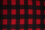 Buffalo Plaid Fleece - 58" - 100% Polyester Fleece