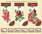 Blooms of The Holidays - 44" - 100% cotton
