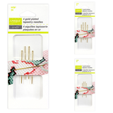 Gold Plated Tapestry Needles - 4pcs - Unique Brand