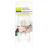 Gold Plated Tapestry Needles - 4pcs - Unique Brand