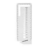 Knitter's Gauge with Yarn Cutter 10mm - UNIQUE